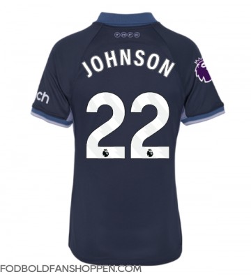 Tottenham Hotspur Brennan Johnson #22 Udebanetrøje Dame 2023-24 Kortærmet